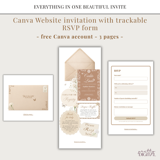 Cielito Lindo Brown - Digital Invite
