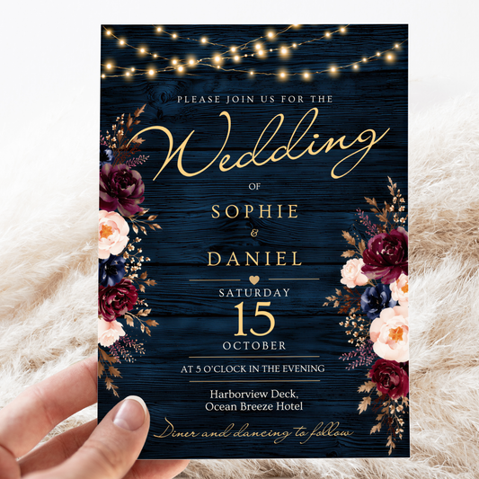 Greenery invitation template by Pretty Digital — printable digital download