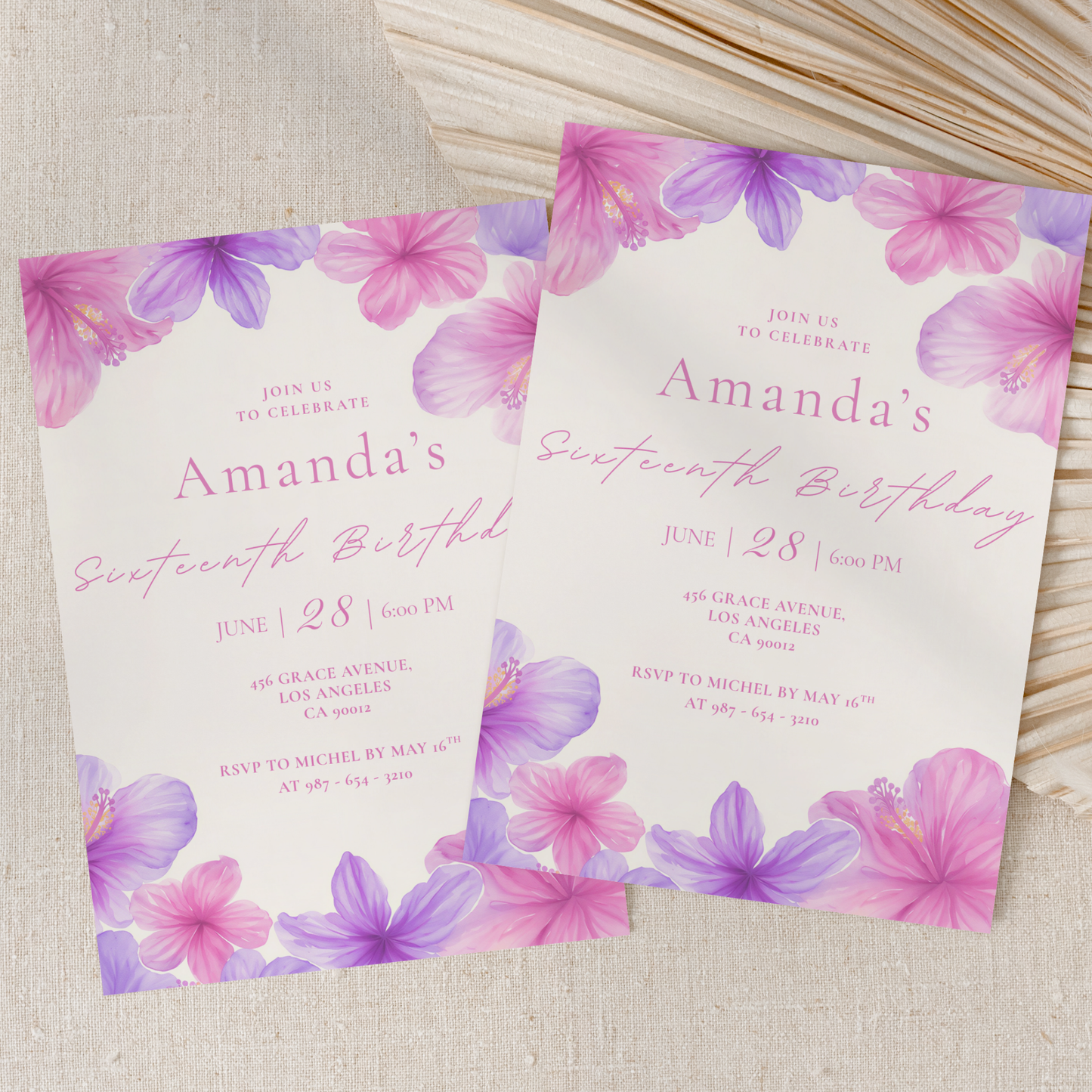 Pastel Invitation for Girls by Pretty Digital — view 10