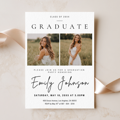 Graduate — Graduation Party Invitation Template