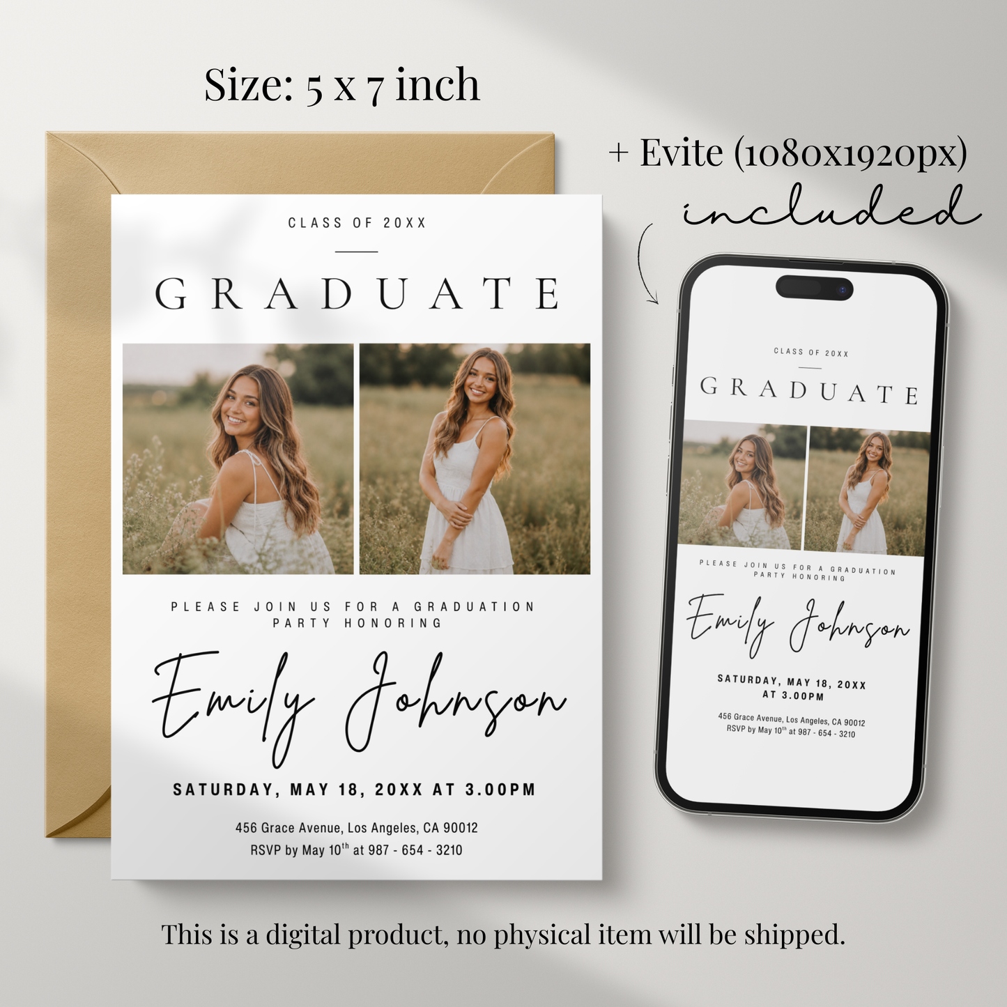 Graduate — Graduation Party Invitation Template