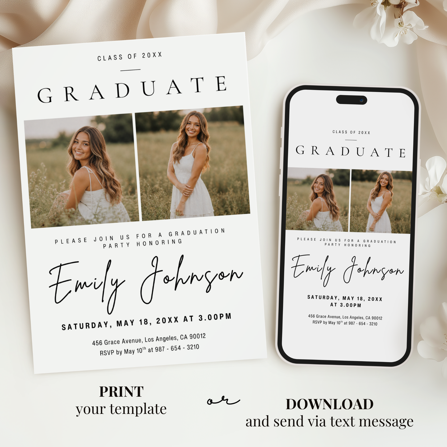 Graduate — Graduation Party Invitation Template