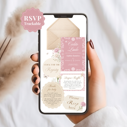 Cielito Lindo Pink - Digital Invite