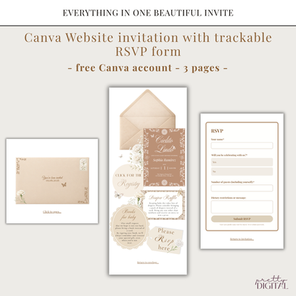 Cielito Lindo Brown - Digital Invite