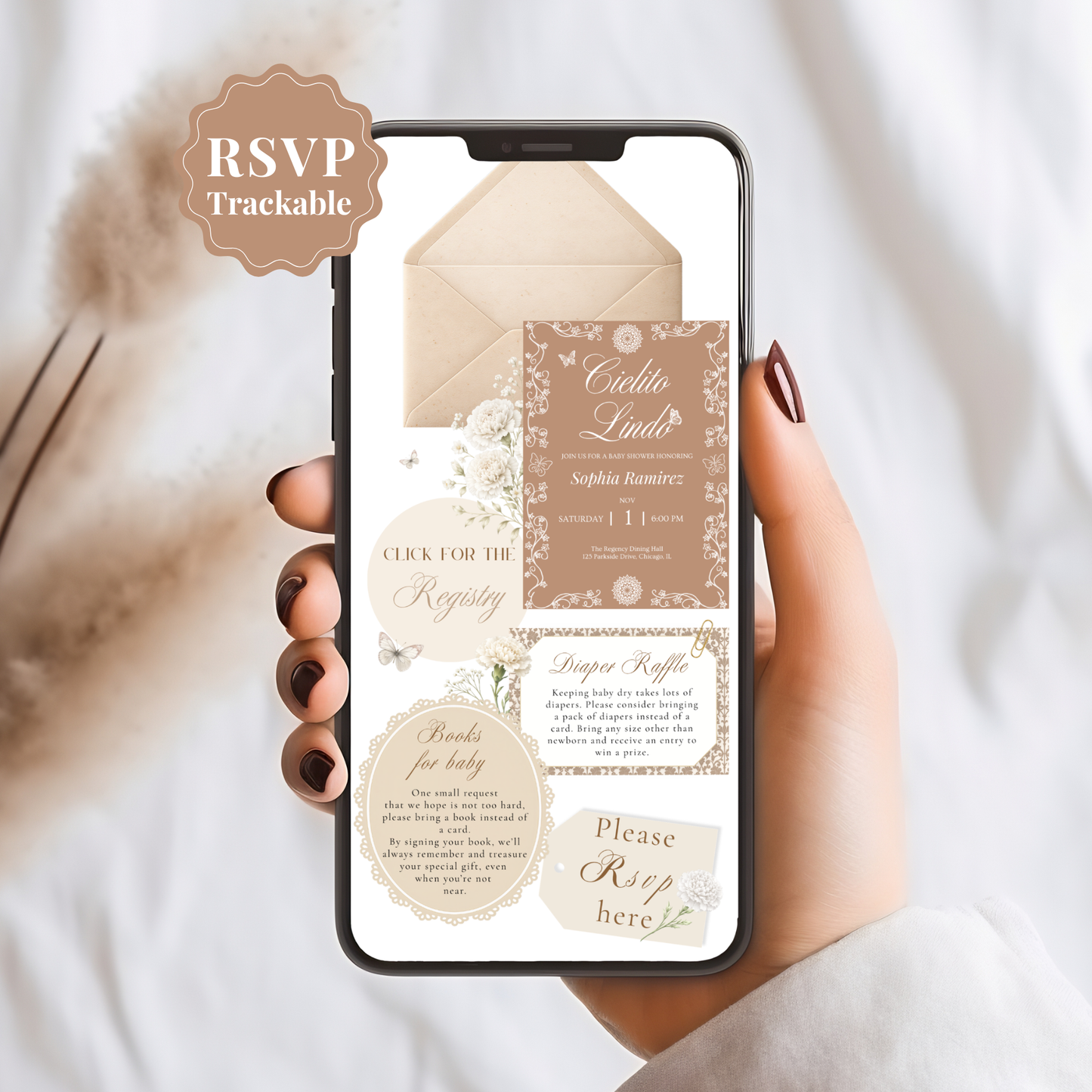 Cielito Lindo Brown - Digital Invite