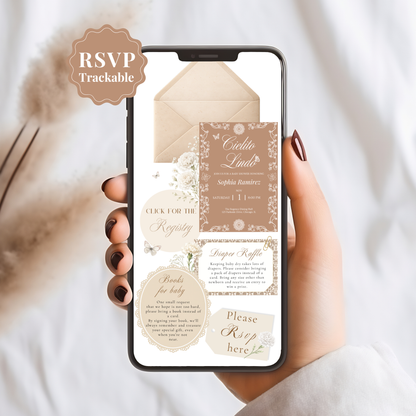 Cielito Lindo Brown - Digital Invite