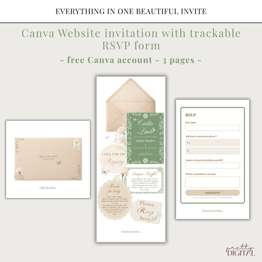Cielito Lindo Green - Digital Invite
