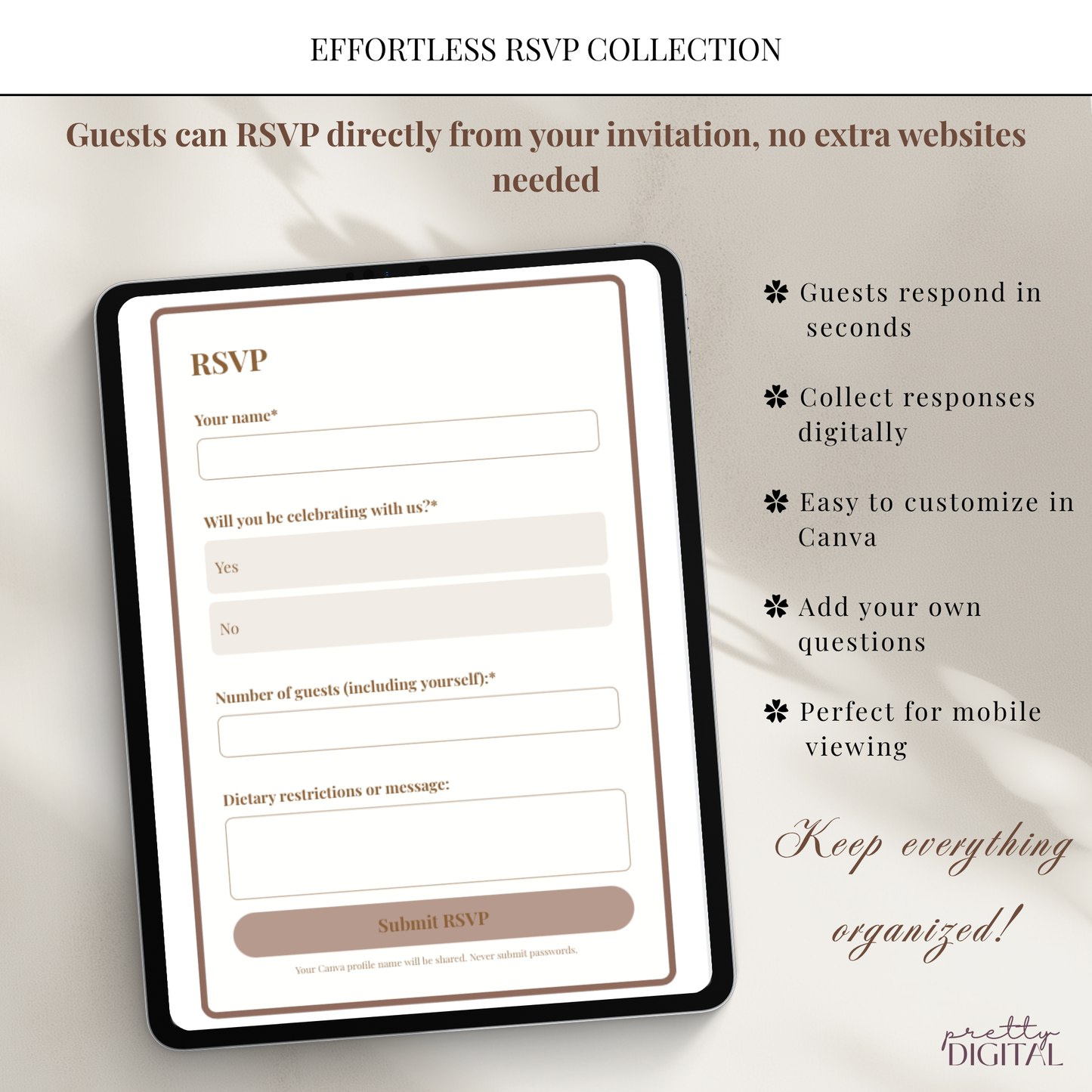 Baby-Q Baby Shower Invitation - Neutral Digital Invite