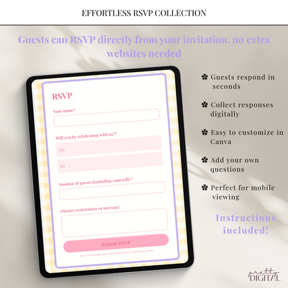 Fun to be One First Birthday Invitation - Pink Digital Invite
