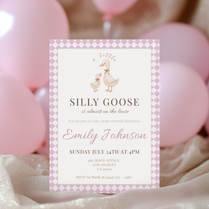 Silly Goose — Baby Shower Invitation Template by Pretty Digital — view 9