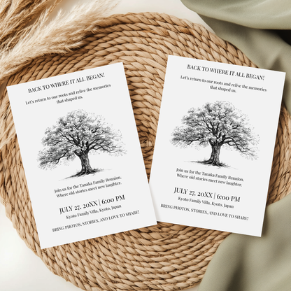 Back to Where It All Began — Family Reunion Invitation Template by Pretty Digital — view 8