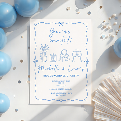 Modern Housewarming Invitation by Pretty Digital — view 8