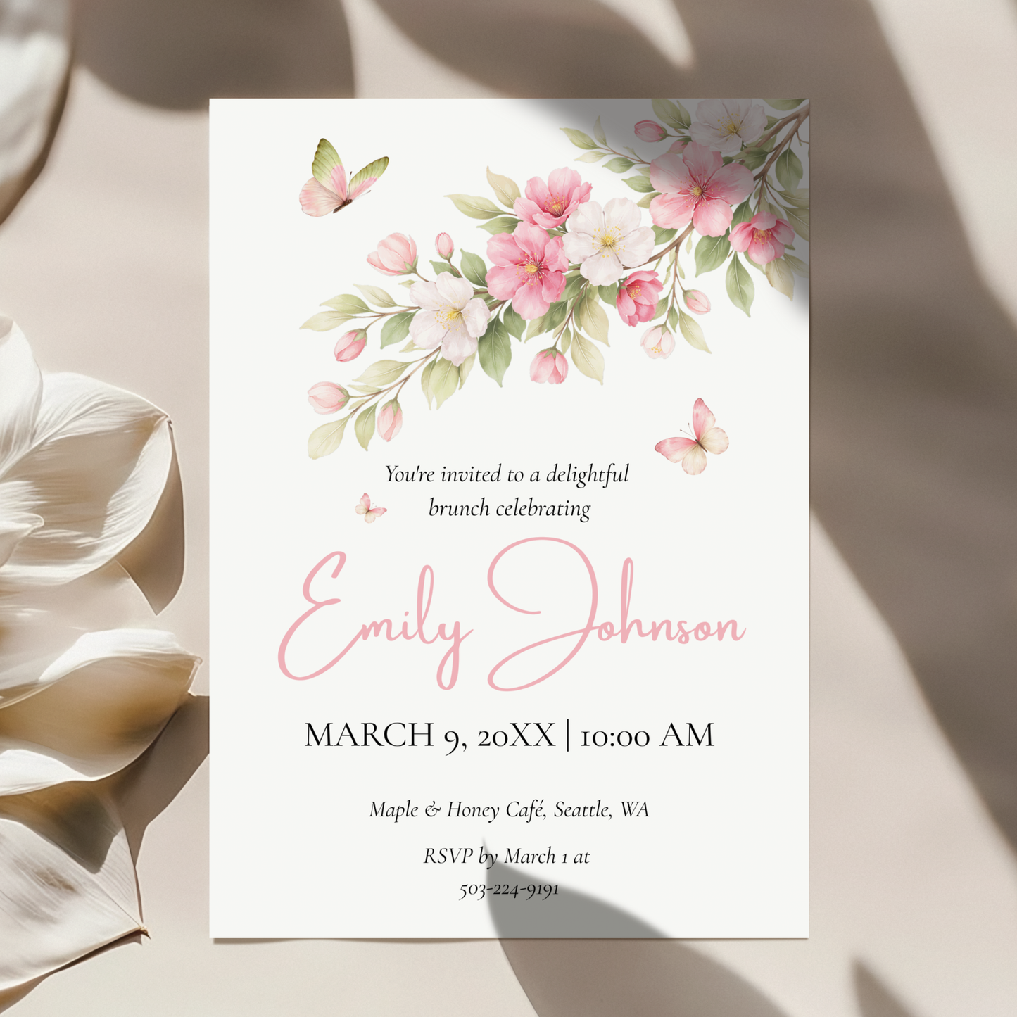 Citrus Brunch Invitation by Pretty Digital — view 10