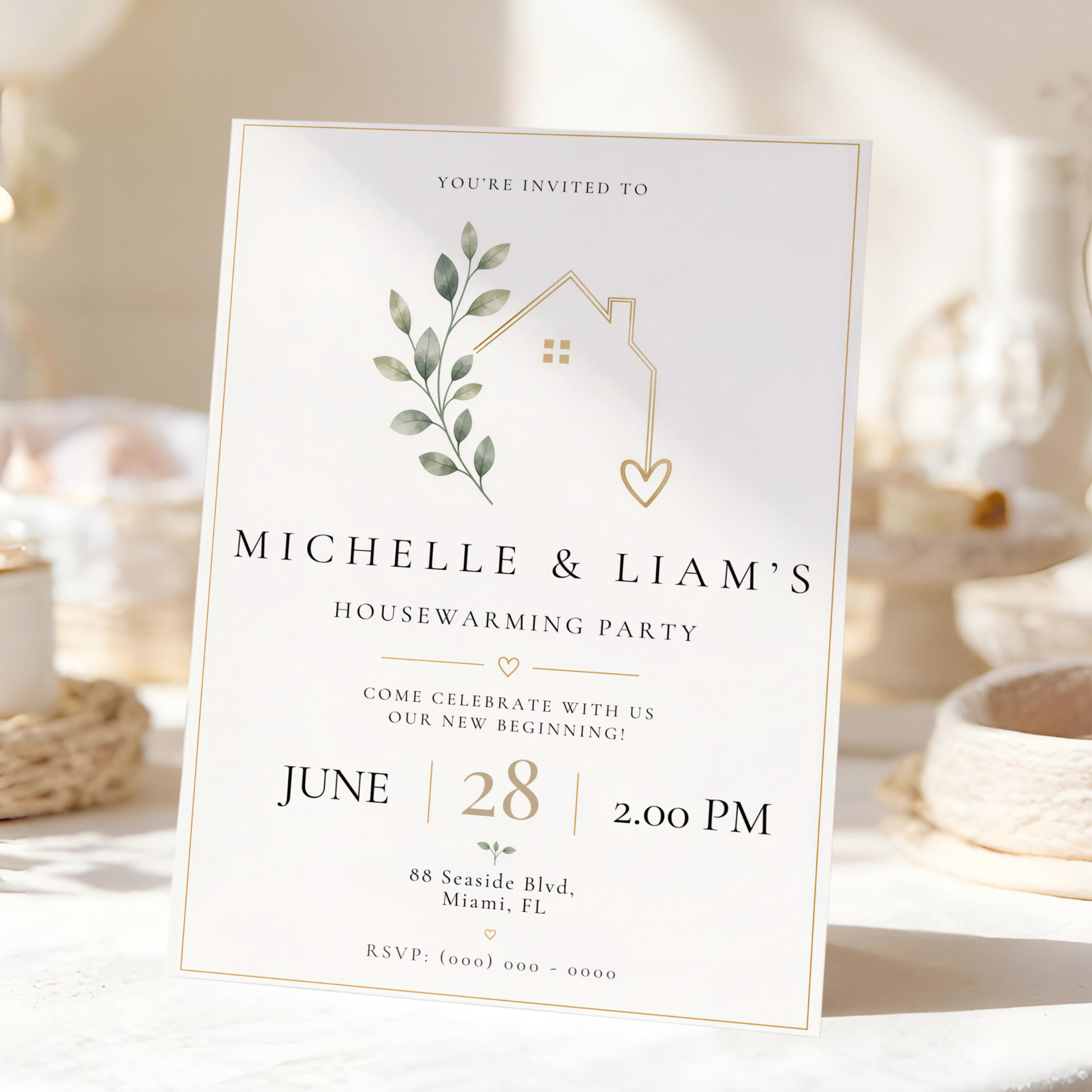 New Beginning — Housewarming Party Invitation Template by Pretty Digital — view 8