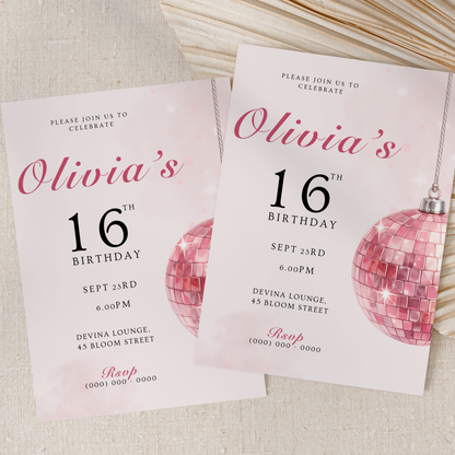 Chic Sweet 16 Invitation by Pretty Digital — view 8