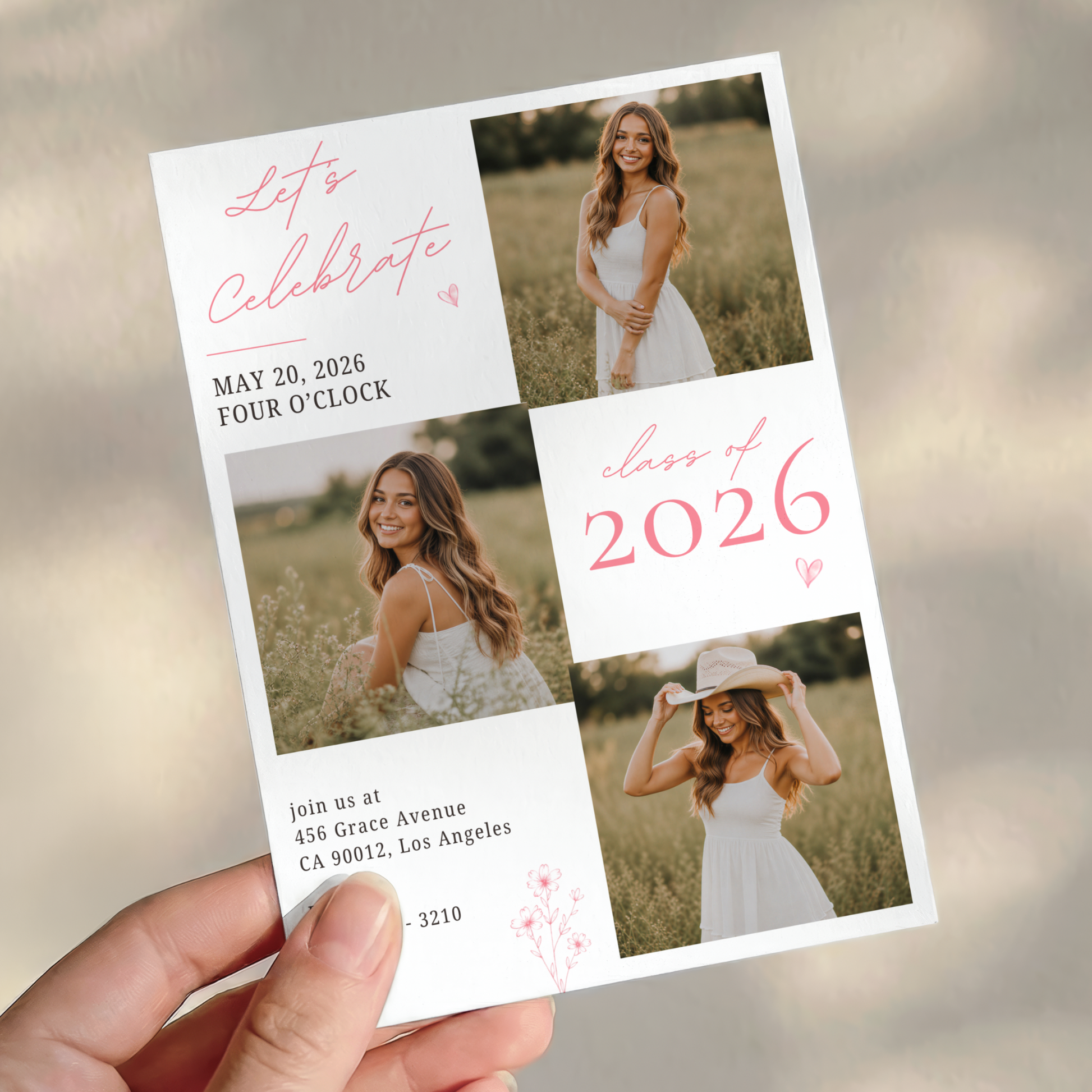 Modern Graduation Invitation by Pretty Digital — view 5