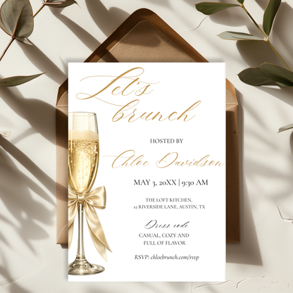 Let's Brunch — Brunch Invitation Template by Pretty Digital — view 9