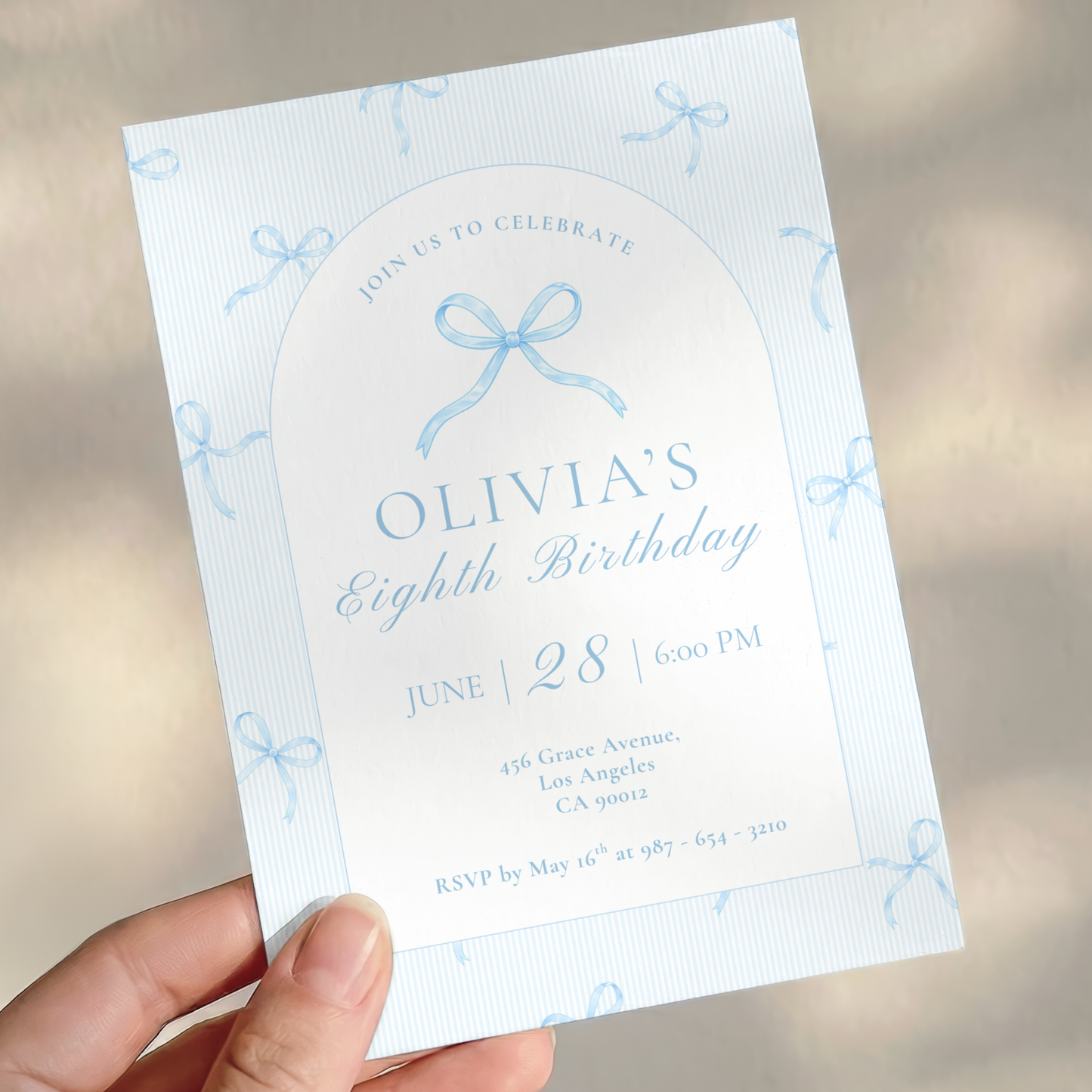 Pink Invitation for Girls by Pretty Digital — view 10