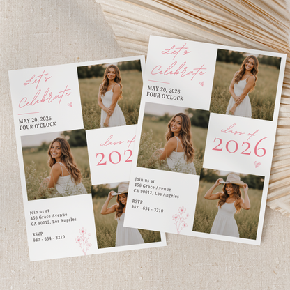 Modern Graduation Invitation by Pretty Digital — view 10