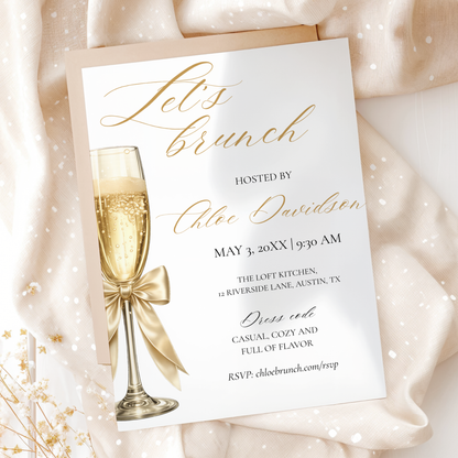 Let's Brunch — Brunch Invitation Template by Pretty Digital — view 3