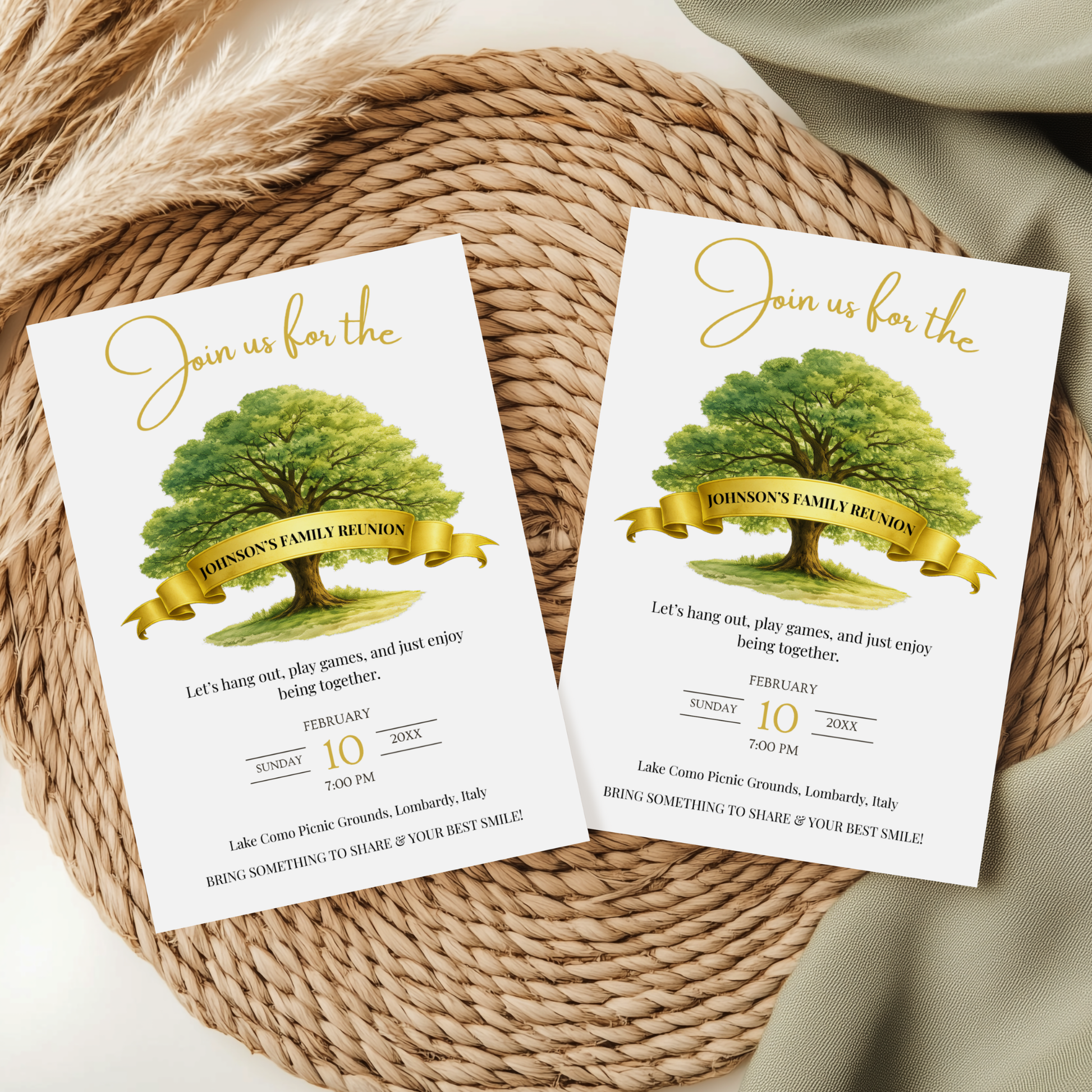 Classic Family Reunion Invitation by Pretty Digital — view 8