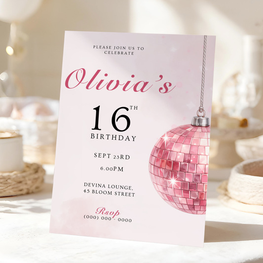 Chic Sweet 16 Invitation by Pretty Digital — view 9