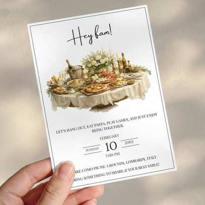 Hey Fam — Family Reunion Invitation Template by Pretty Digital — view 3