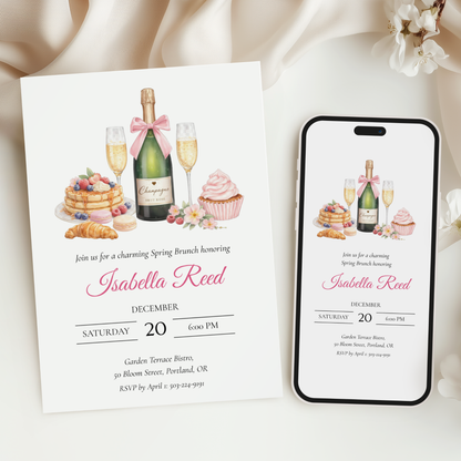 Citrus Birthday Brunch Invitation by Pretty Digital — view 6