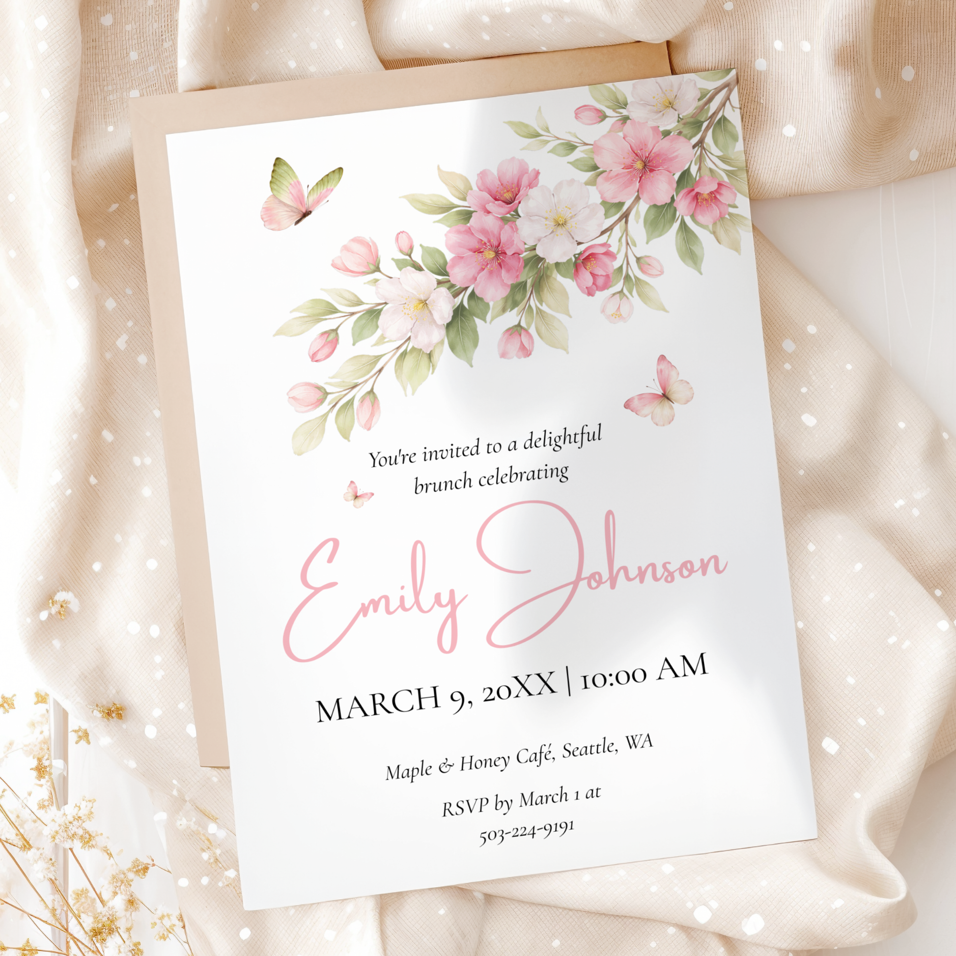 Citrus Brunch Invitation by Pretty Digital — view 3