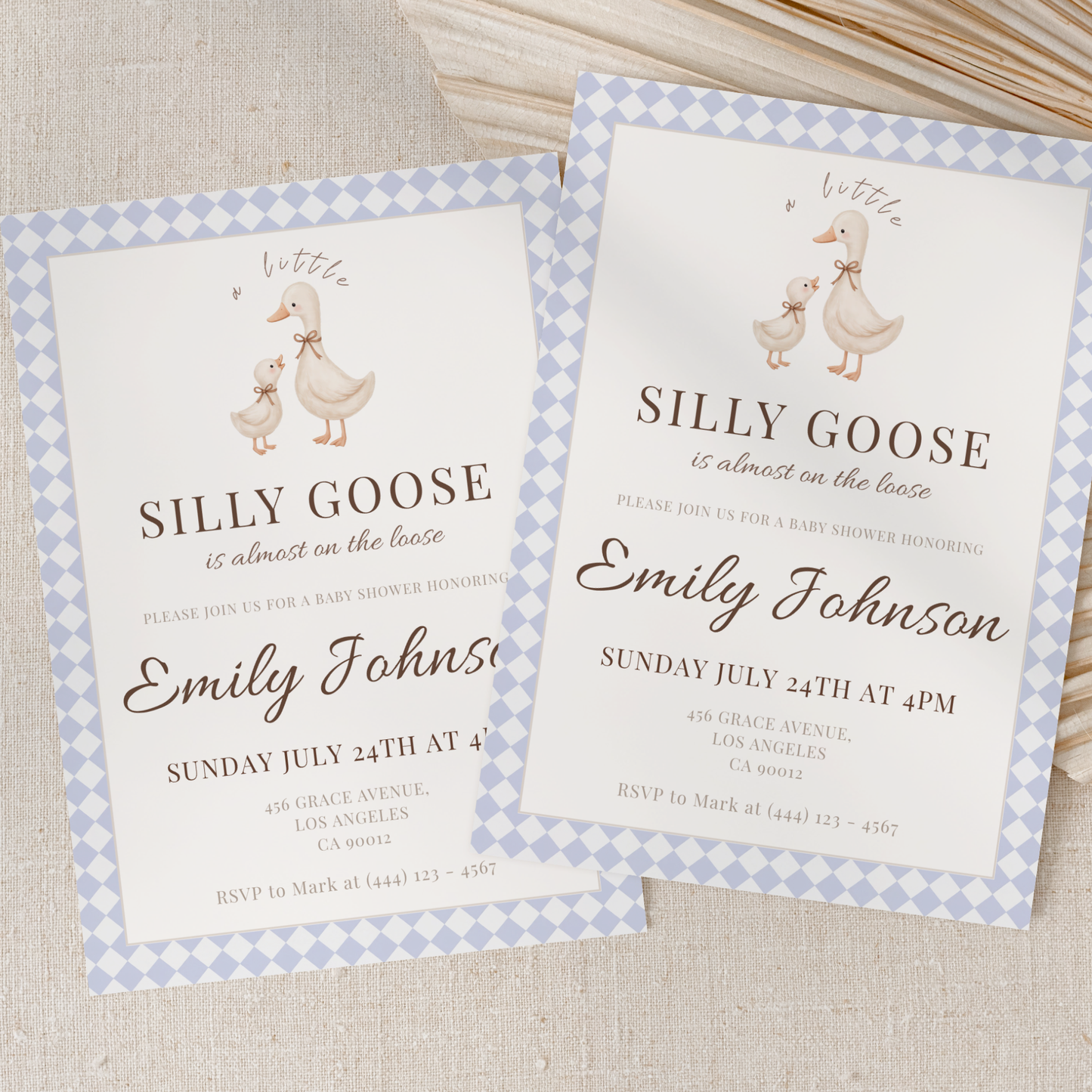 Silly Goose — Gender-Neutral Baby Shower Invitation Template by Pretty Digital — view 10