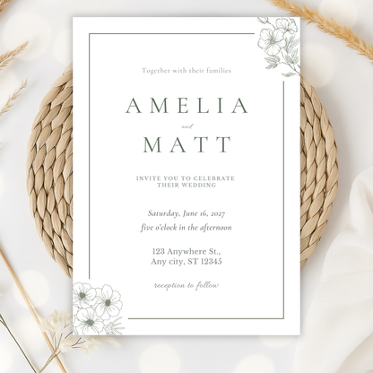 Elegant Wedding Invitation by Pretty Digital — view 10