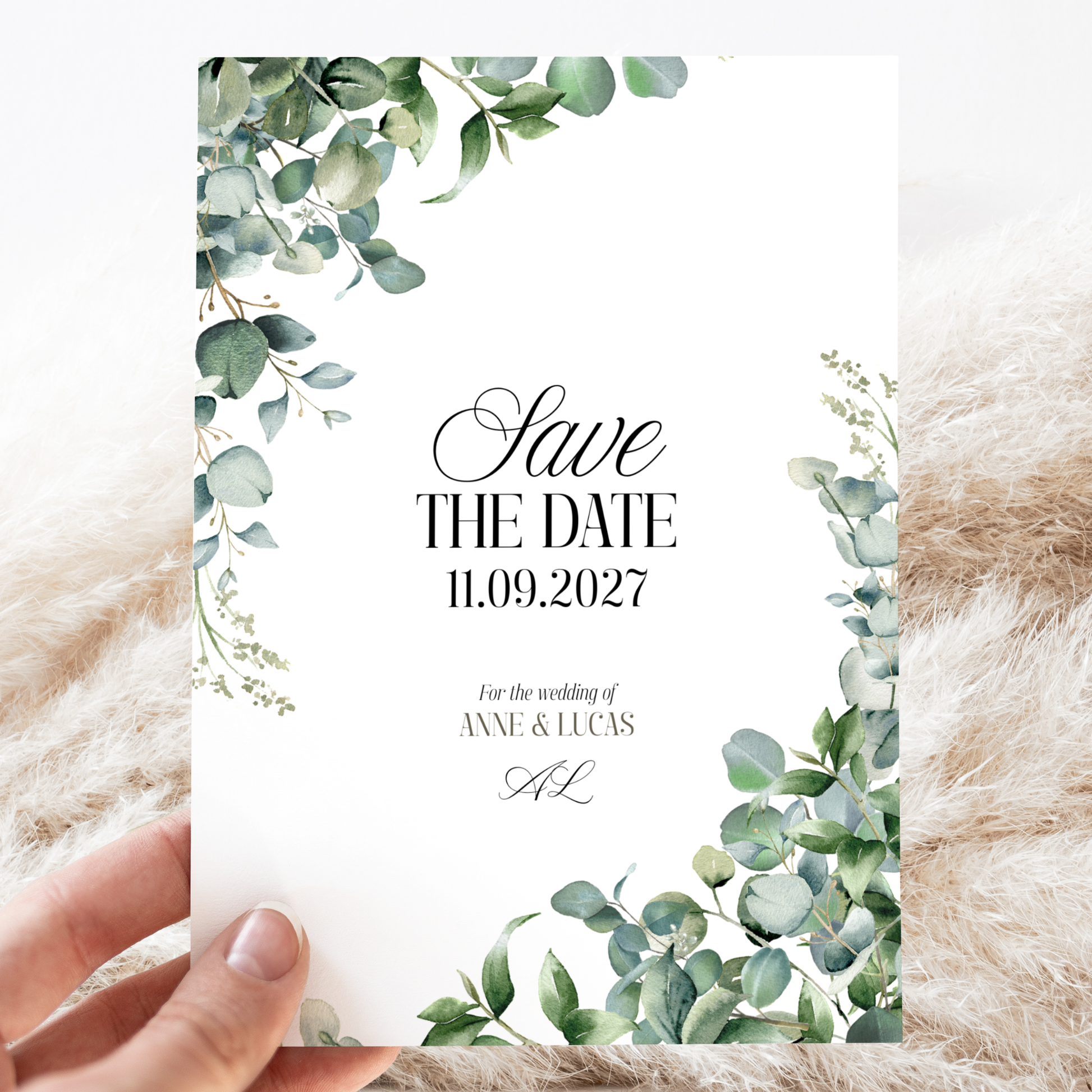 Floral Save the Date Template by Pretty Digital — view 8
