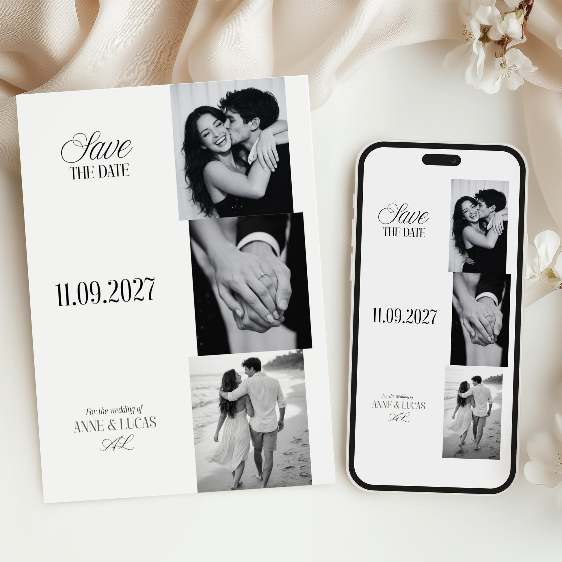 Classic Save the Date Template by Pretty Digital — view 6