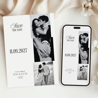 Classic Save the Date Template by Pretty Digital — view 6