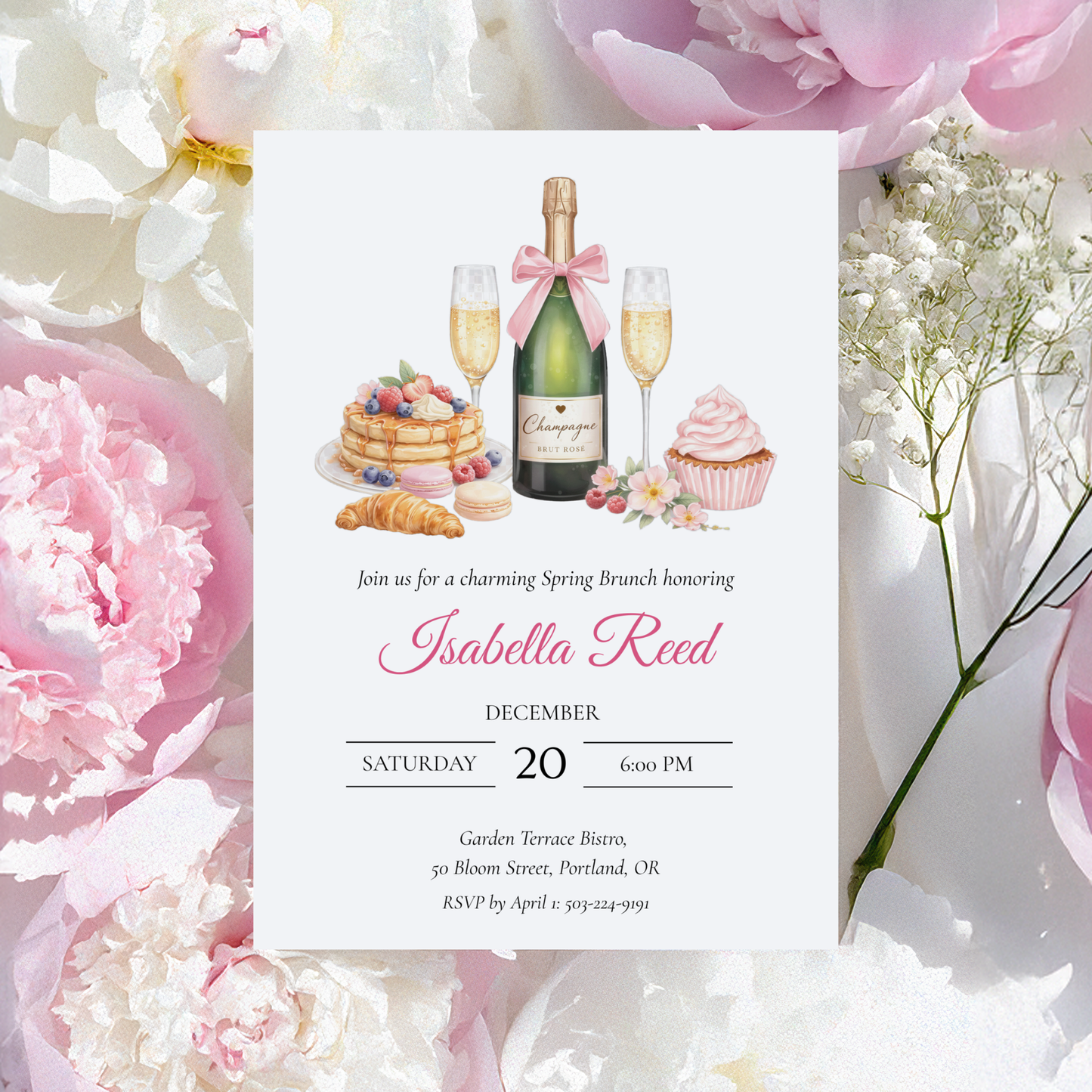 Citrus Birthday Brunch Invitation by Pretty Digital — view 5