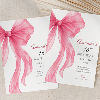 Modern Sweet 16 Invitation by Pretty Digital — view 8
