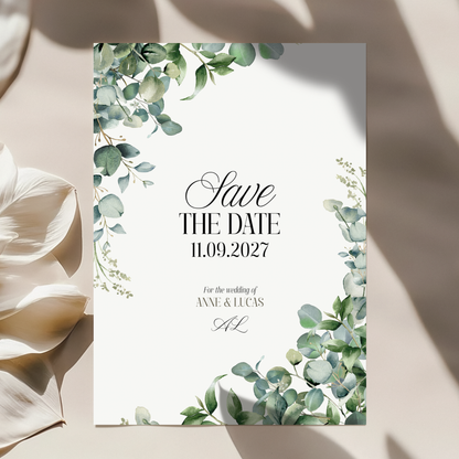 Floral Save the Date Template by Pretty Digital — view 5
