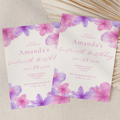 Pastel Invitation for Girls by Pretty Digital — view 10