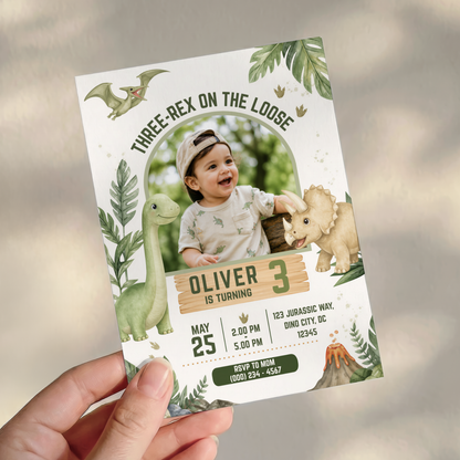 Rainbow Birthday Invitation for Girls by Pretty Digital — view 10