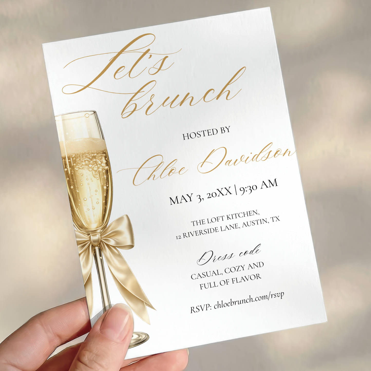 Let's Brunch — Brunch Invitation Template by Pretty Digital — view 6