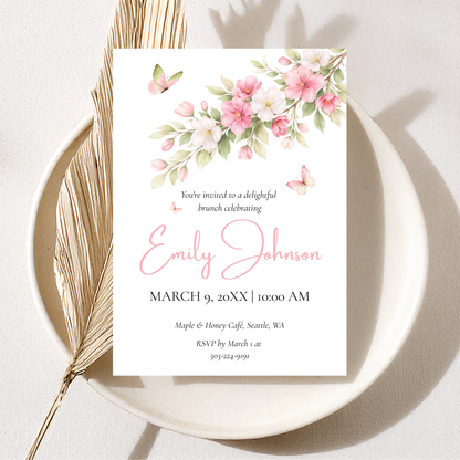Citrus Brunch Invitation by Pretty Digital — view 5