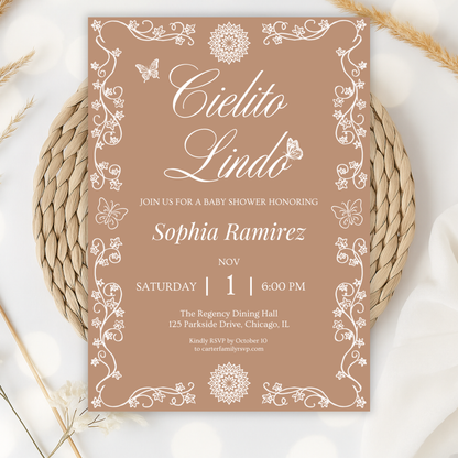 Cielito Lindo — Baby Shower Invitation Template by Pretty Digital — view 10