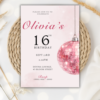 Chic Sweet 16 Invitation by Pretty Digital — view 10
