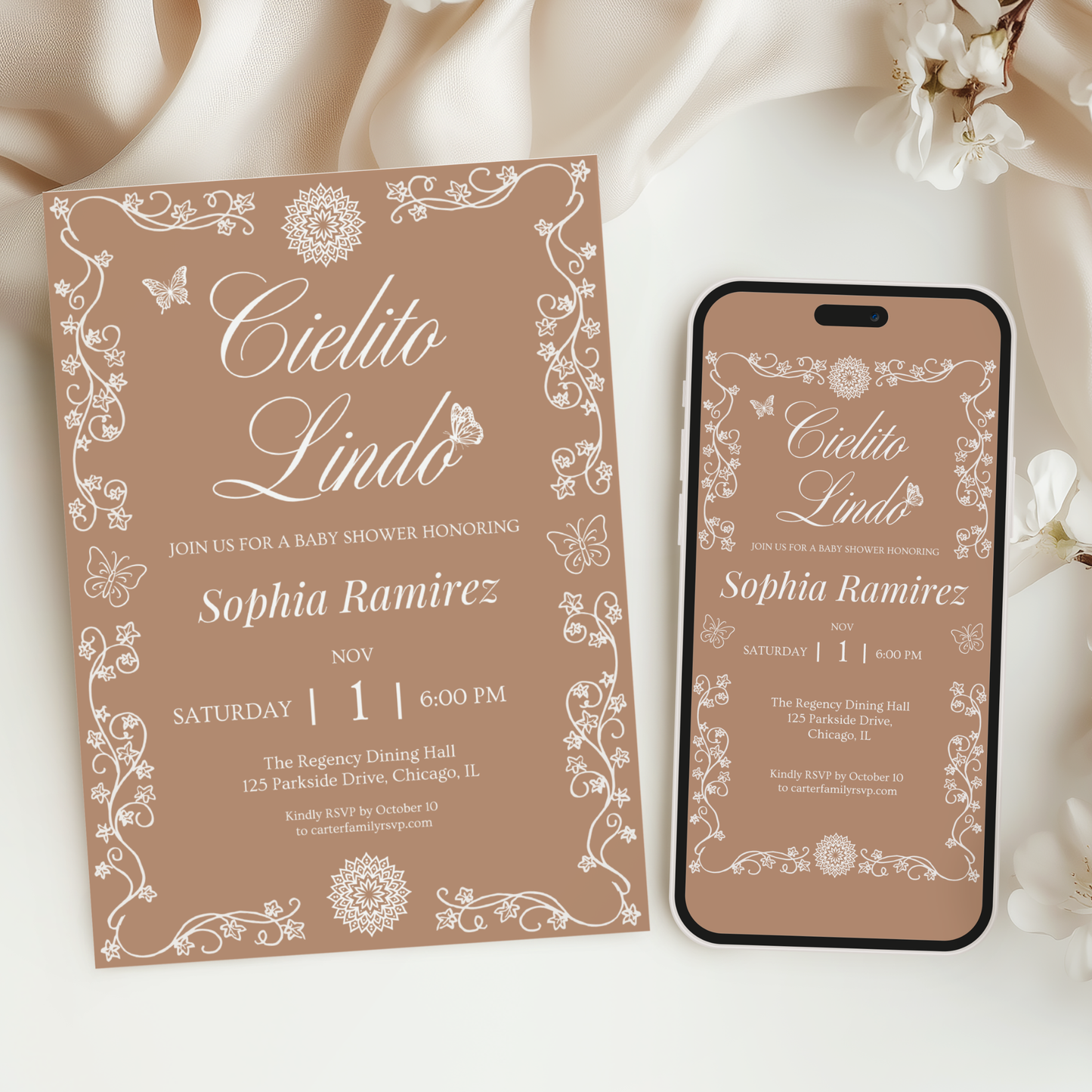 Cielito Lindo — Baby Shower Invitation Template by Pretty Digital — view 6