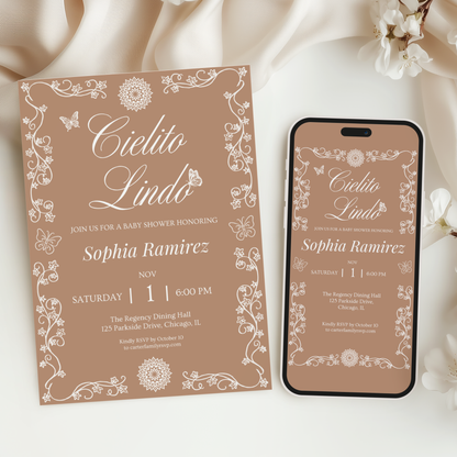 Cielito Lindo — Baby Shower Invitation Template by Pretty Digital — view 6