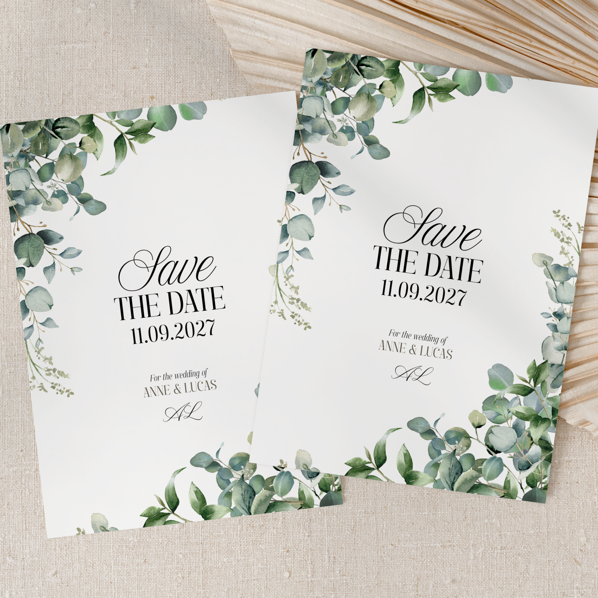 Floral Save the Date Template by Pretty Digital — view 9