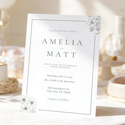 Elegant Wedding Invitation by Pretty Digital — view 5