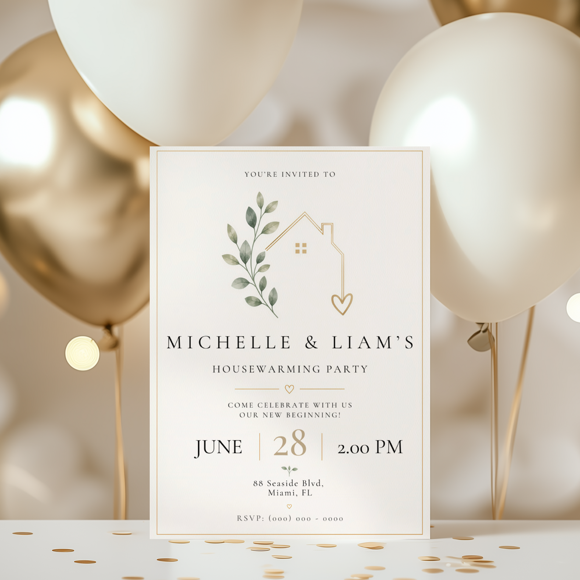 New Beginning — Housewarming Party Invitation Template by Pretty Digital — view 9