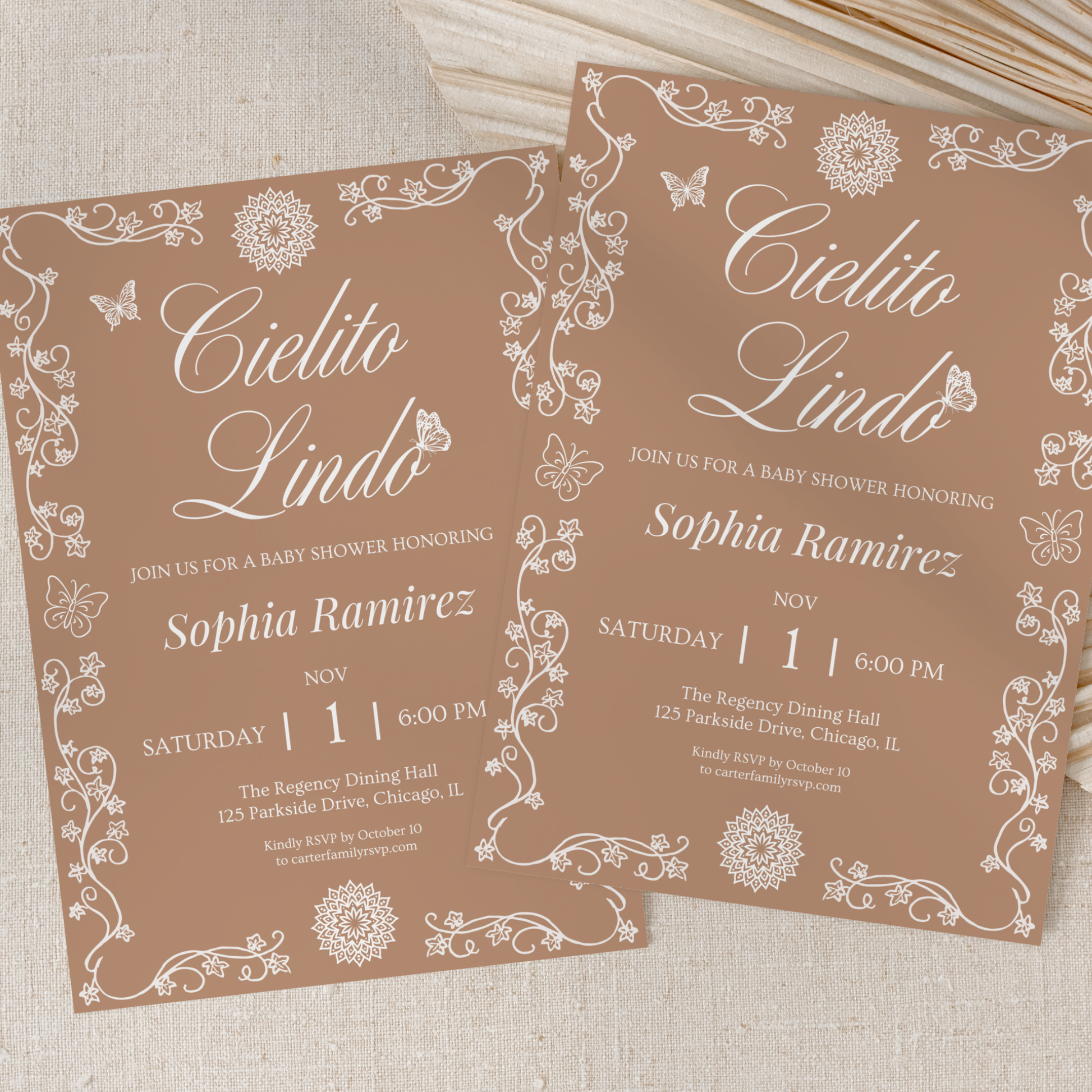 Cielito Lindo — Baby Shower Invitation Template by Pretty Digital — view 8