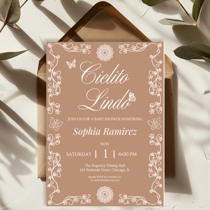 Cielito Lindo — Baby Shower Invitation Template by Pretty Digital — view 9